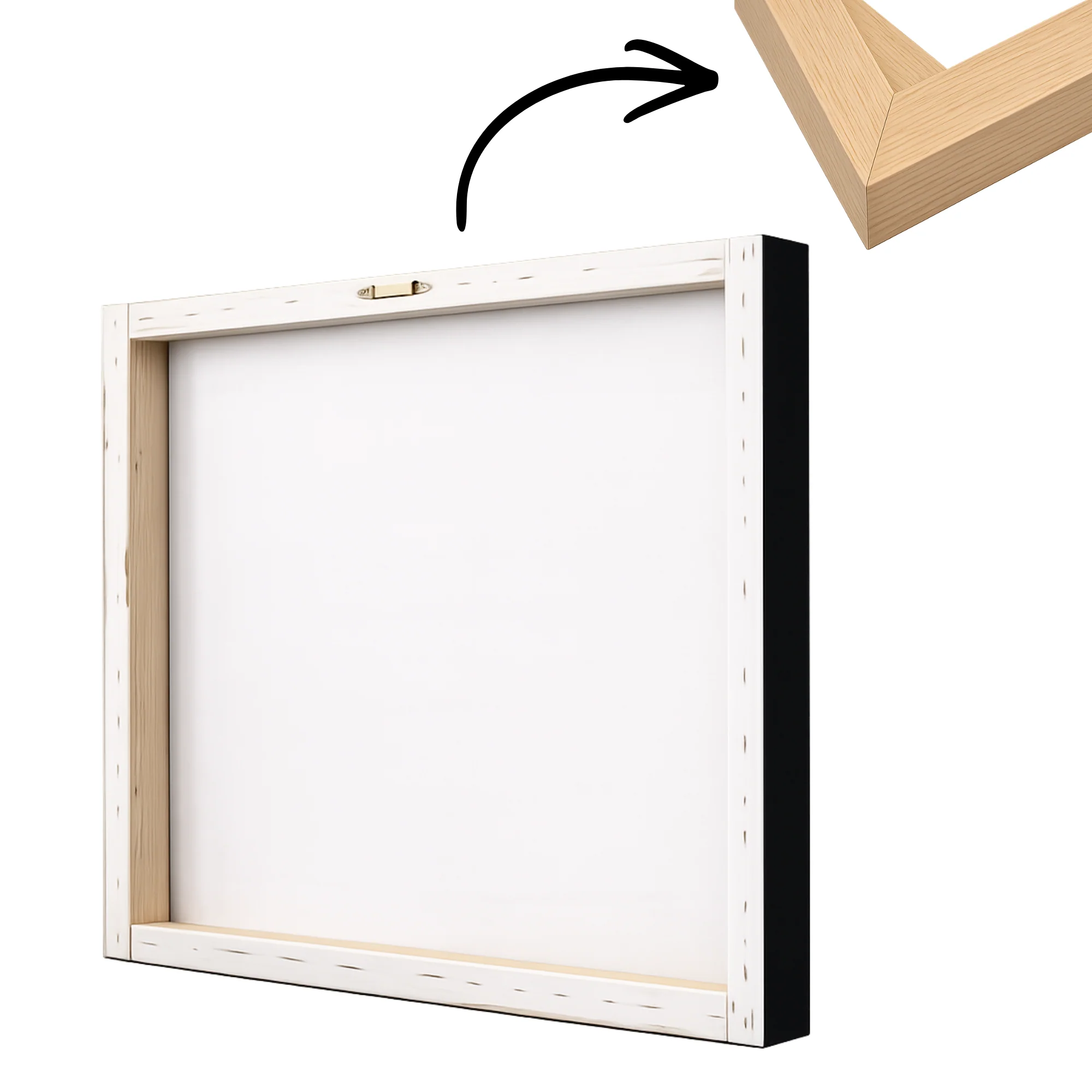 Add a Solid Wood Frame